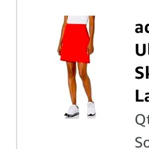 adidas Golf Women's Ultimate Adistar Skort women’s size XL red